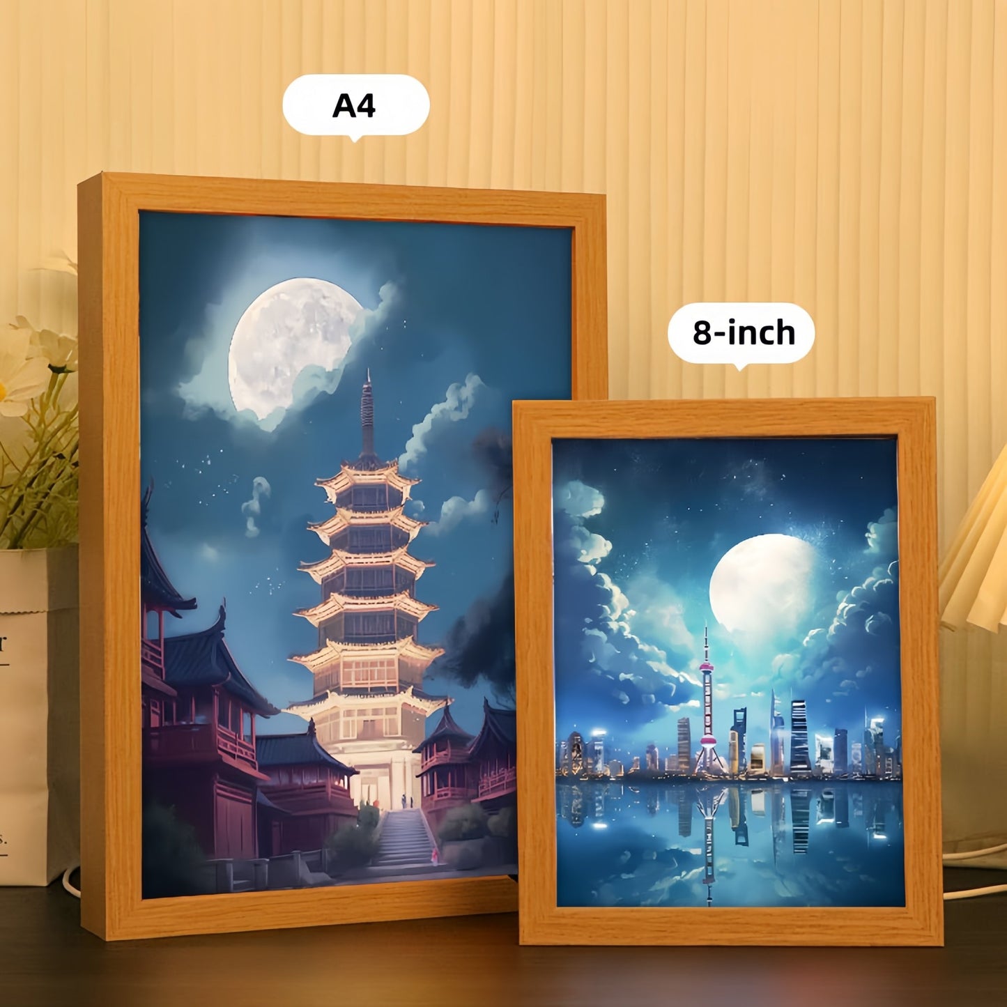 Customizable Light Painting Lamp - Personalize Your Artistic Ambiance