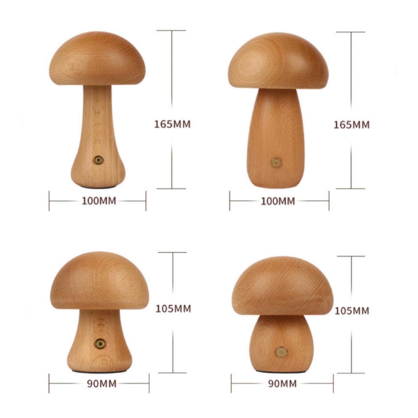 Mushroom Touch LED Decorative Ambient Lamp - Creative and Gently Illuminating