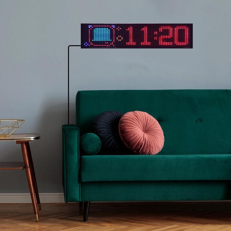 Flexible waterproof LED display sign with Bluetooth APP control. Create scrolling text, animations, and RGB effects for cars, shops, and events.