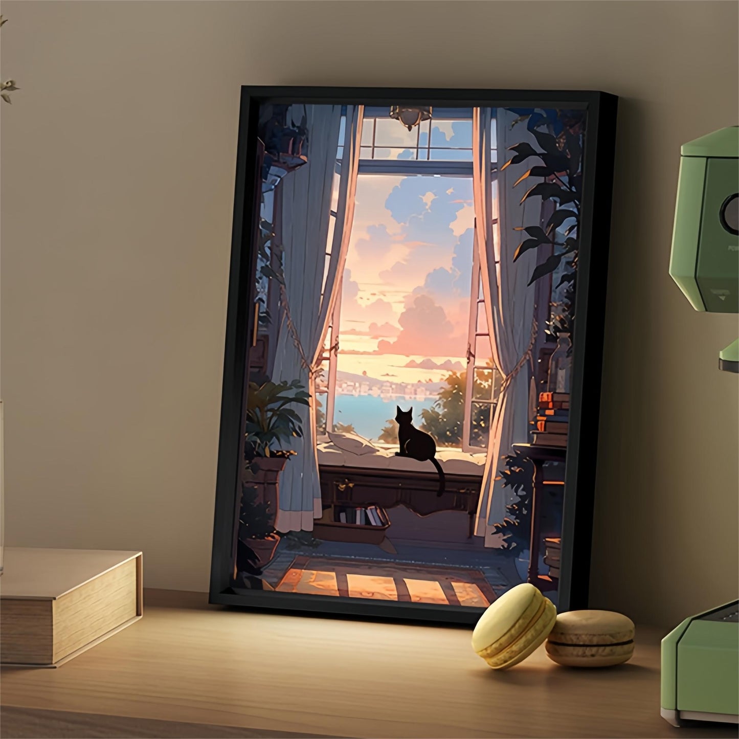 Light Art with Built-in Bluetooth Speaker - Serene Illumination for Your Space