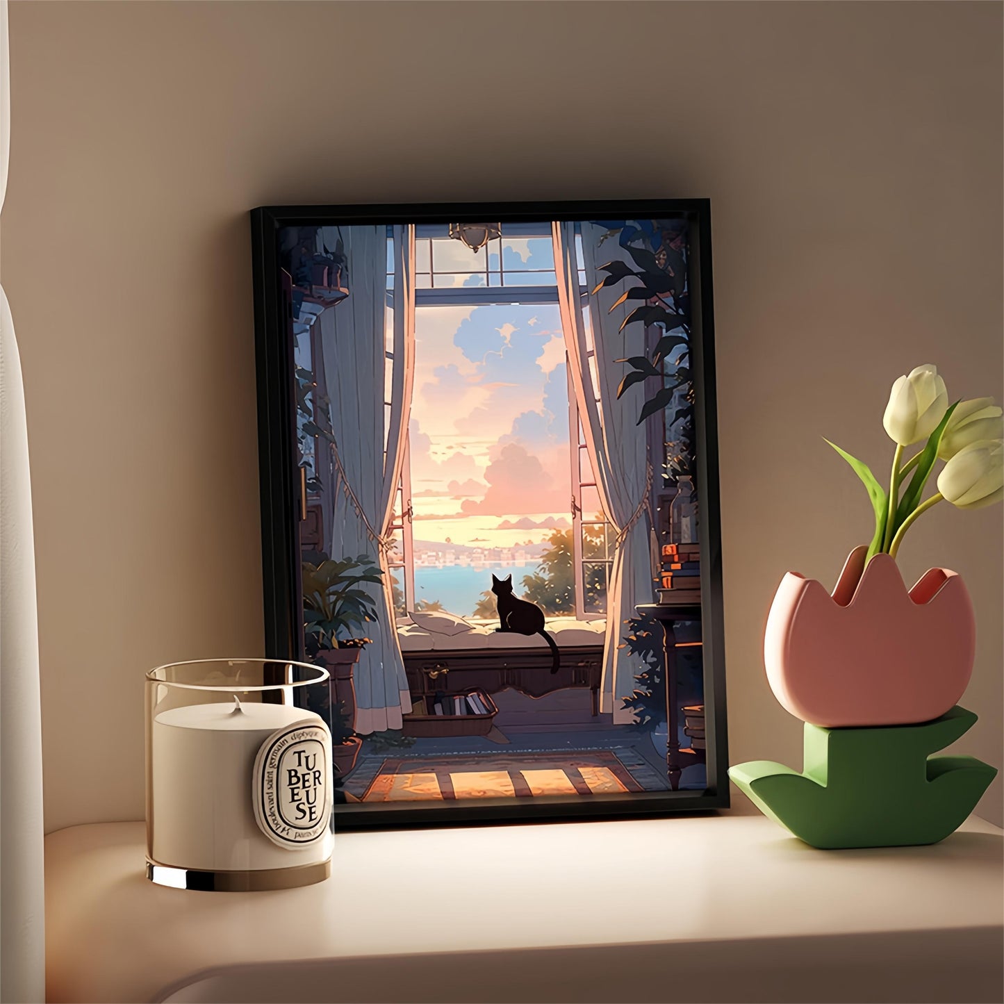 Light Art with Built-in Bluetooth Speaker - Serene Illumination for Your Space
