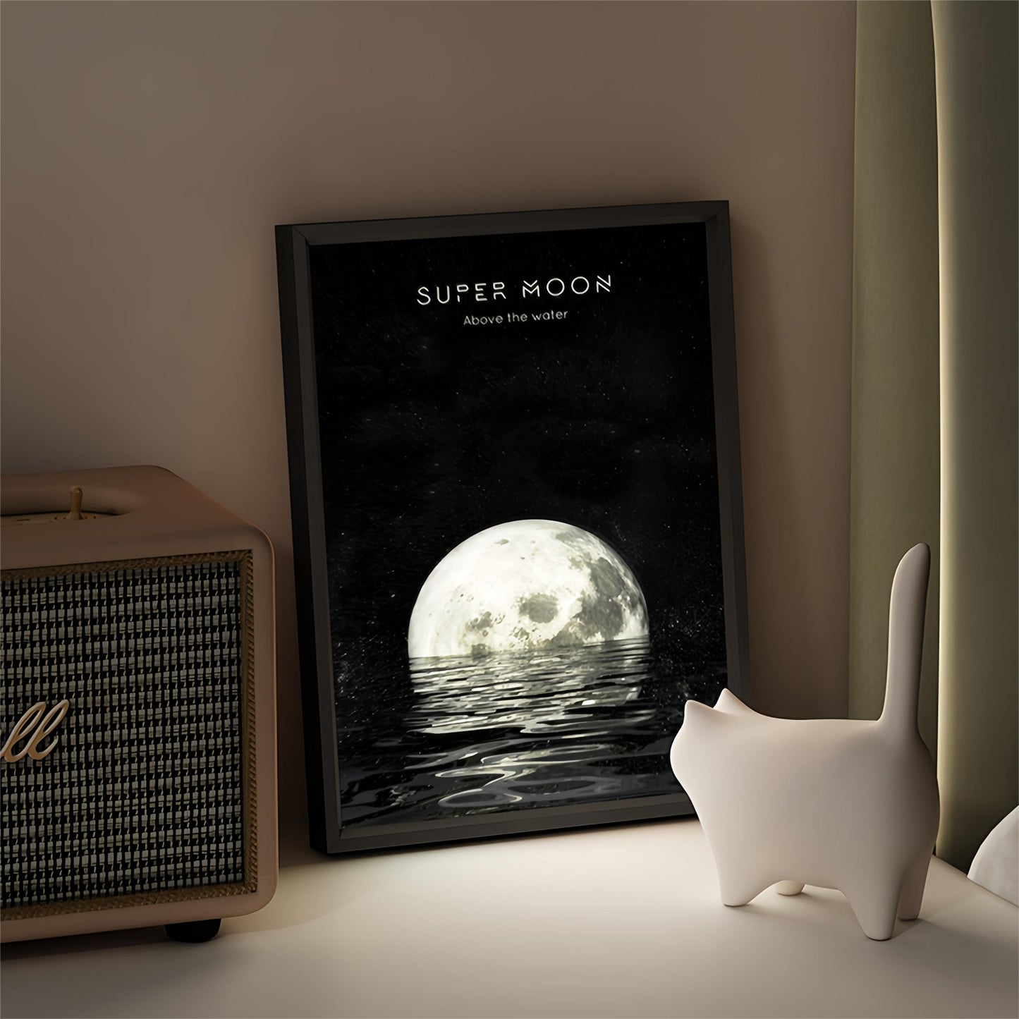 Light Art with Built-in Bluetooth Speaker - Serene Illumination for Your Space