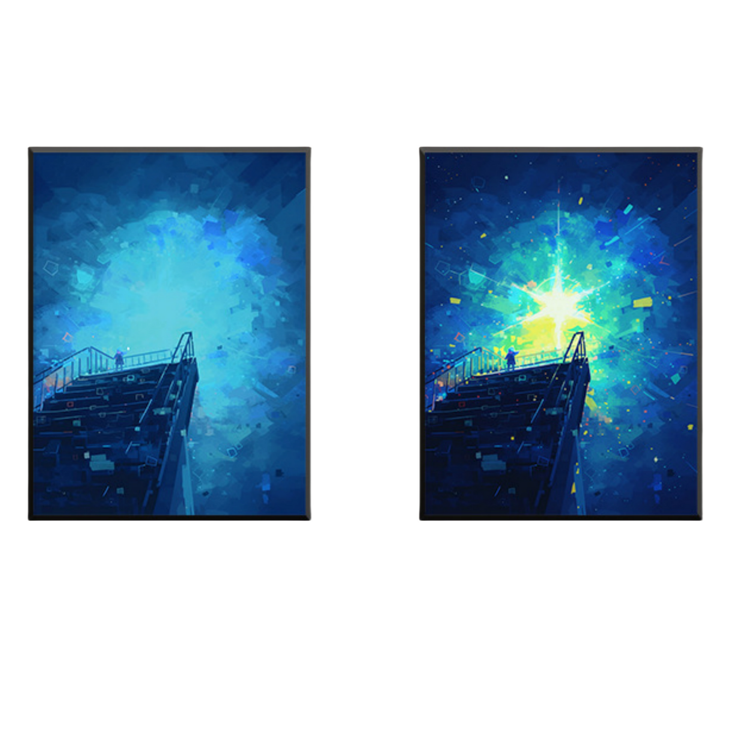 Light Art with Built-in Bluetooth Speaker - Serene Illumination for Your Space