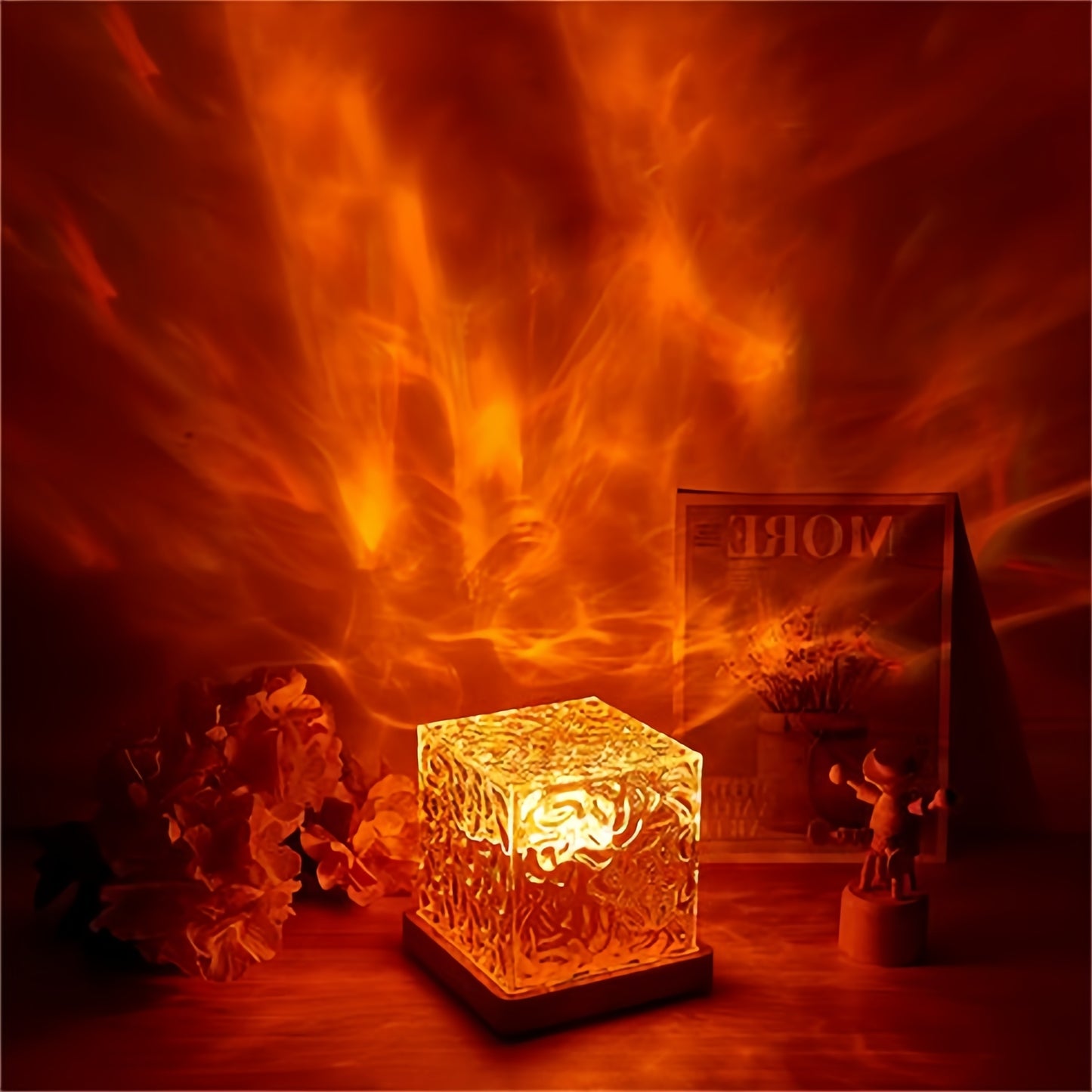 LED Water Ripple Projection Lamp - Tranquil Ambiance Creator