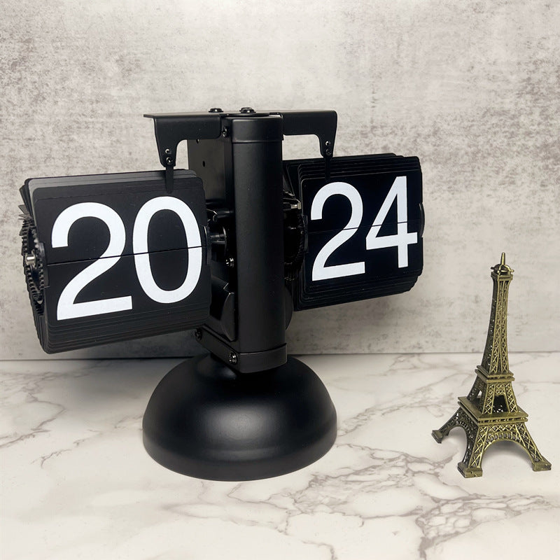 Add timeless style with the Retro Flip Clock. Quartz precision, stainless steel body, and smooth page-turning design. Perfect for home or office décor.