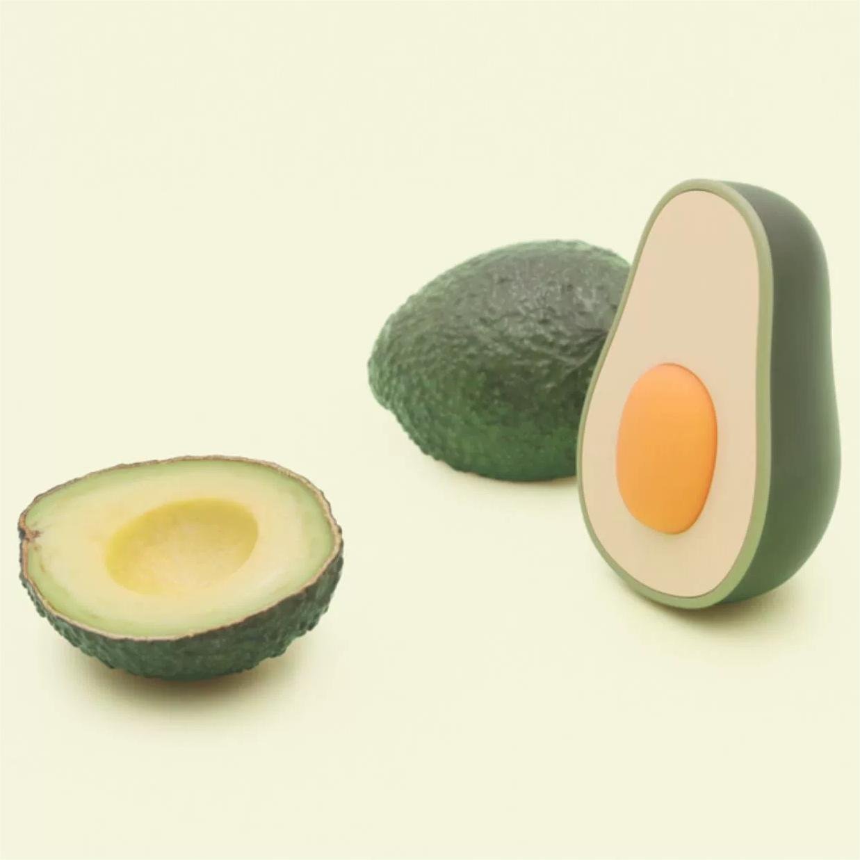 Avocado Hand Warmer & Portable Mini Power Bank - Compact Comfort & Charging Solution