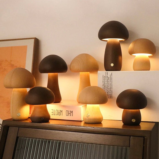 Mushroom Touch LED Decorative Ambient Lamp - Creative and Gently Illuminating