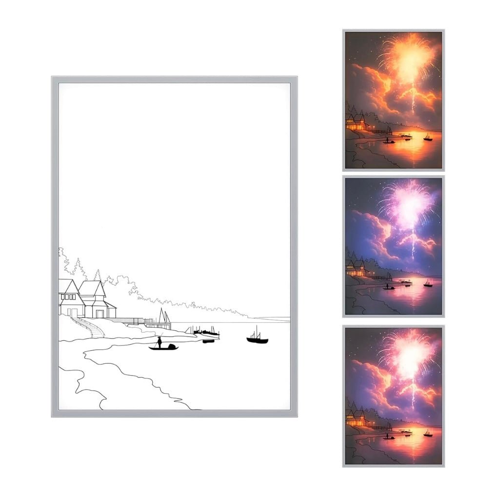 Modern Touch LED Decorative Paintings - Captivate with Contemporary Flair.