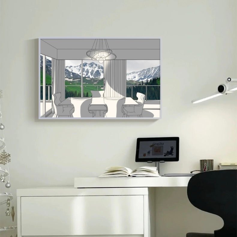 Nature's Aura Artistic LED Light Painting - Discover the Magic of Enchanting Views.