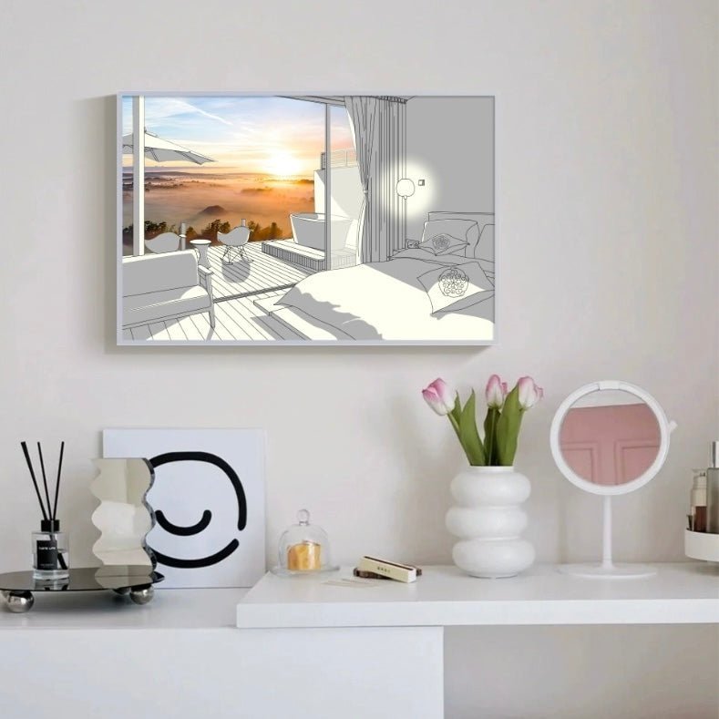Nature's Aura Artistic LED Light Painting - Discover the Magic of Enchanting Views.