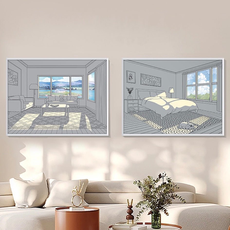 Elegant LED Light Painting - Illuminate with Effortless Sophistication.