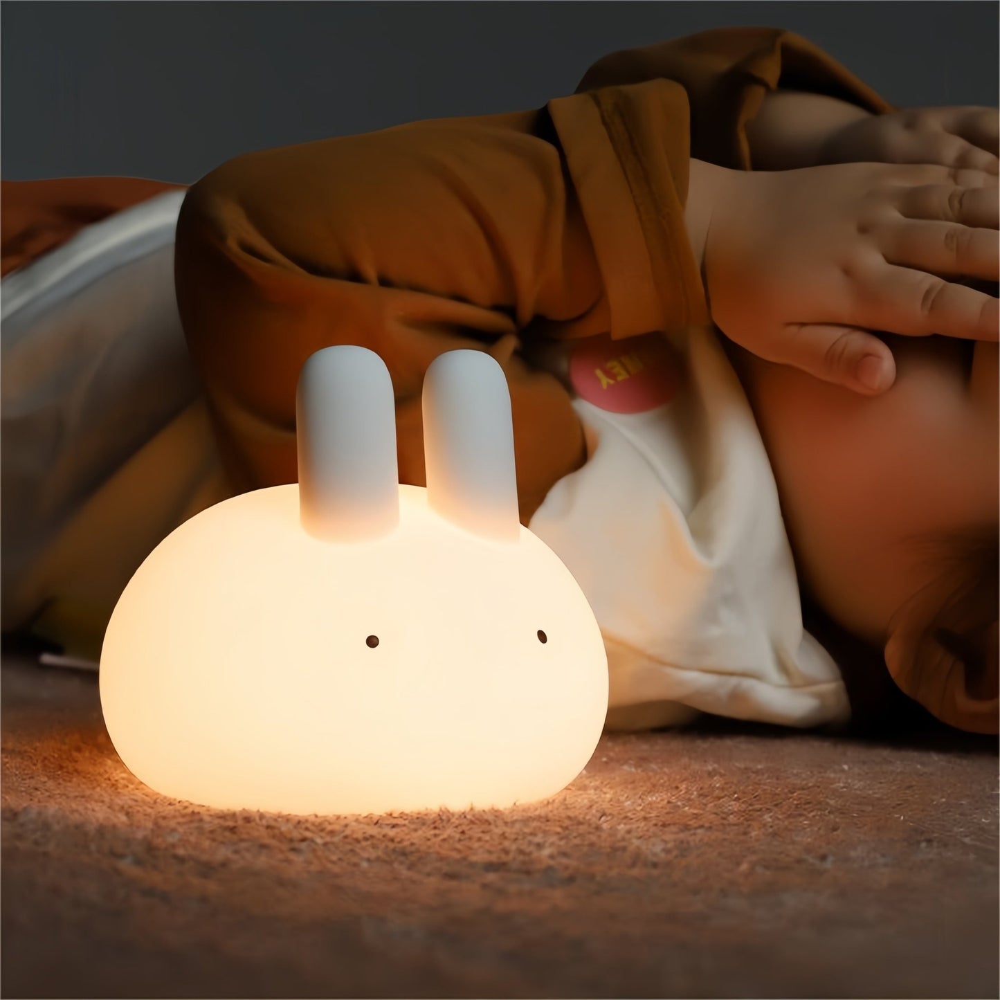 Add warmth and charm with the Bunny Silicone Night Lamp. Cute, rechargeable LED night light for kids, nurseries, or bedrooms. Soft glow & safe silicone design.