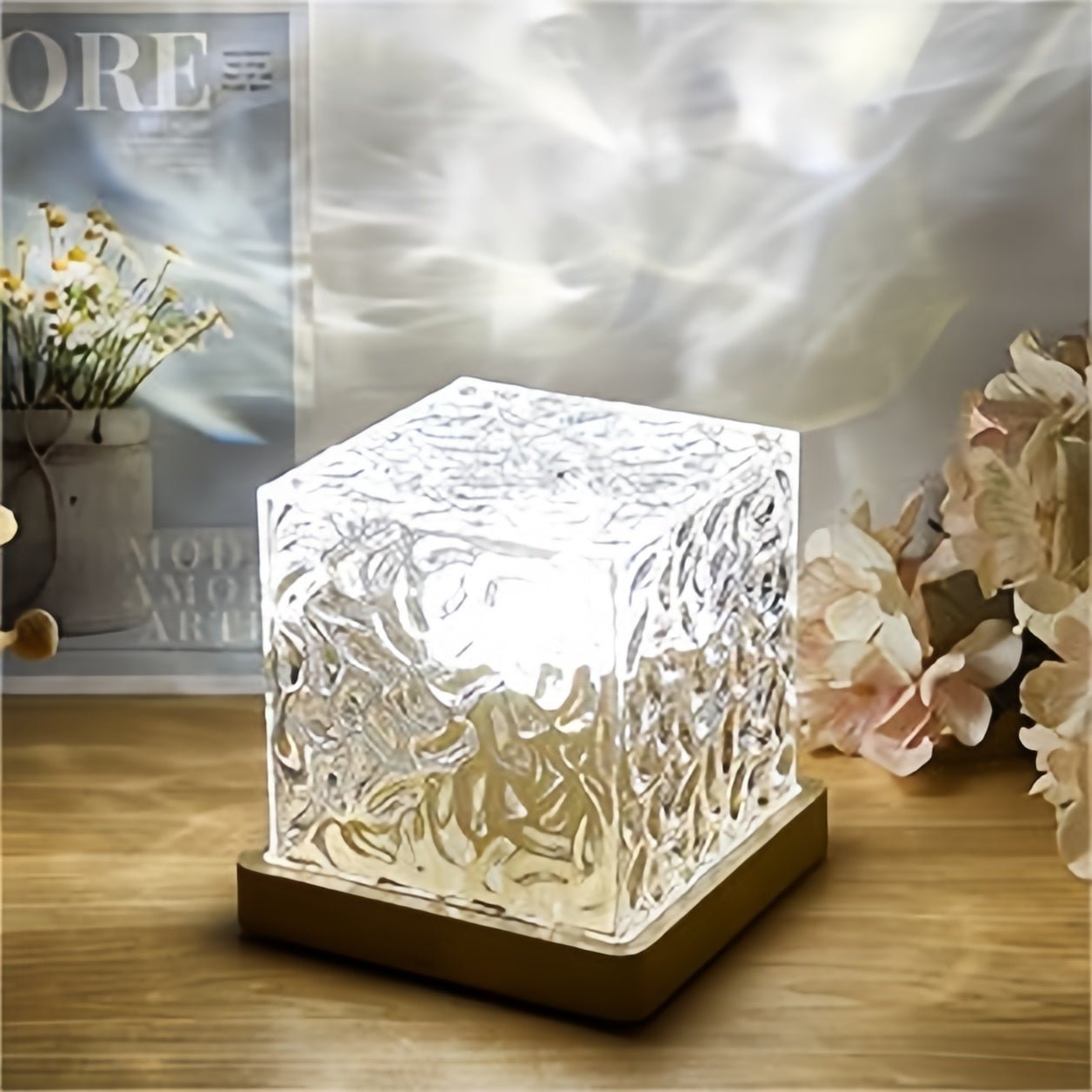 LED Water Ripple Projection Lamp - Tranquil Ambiance Creator