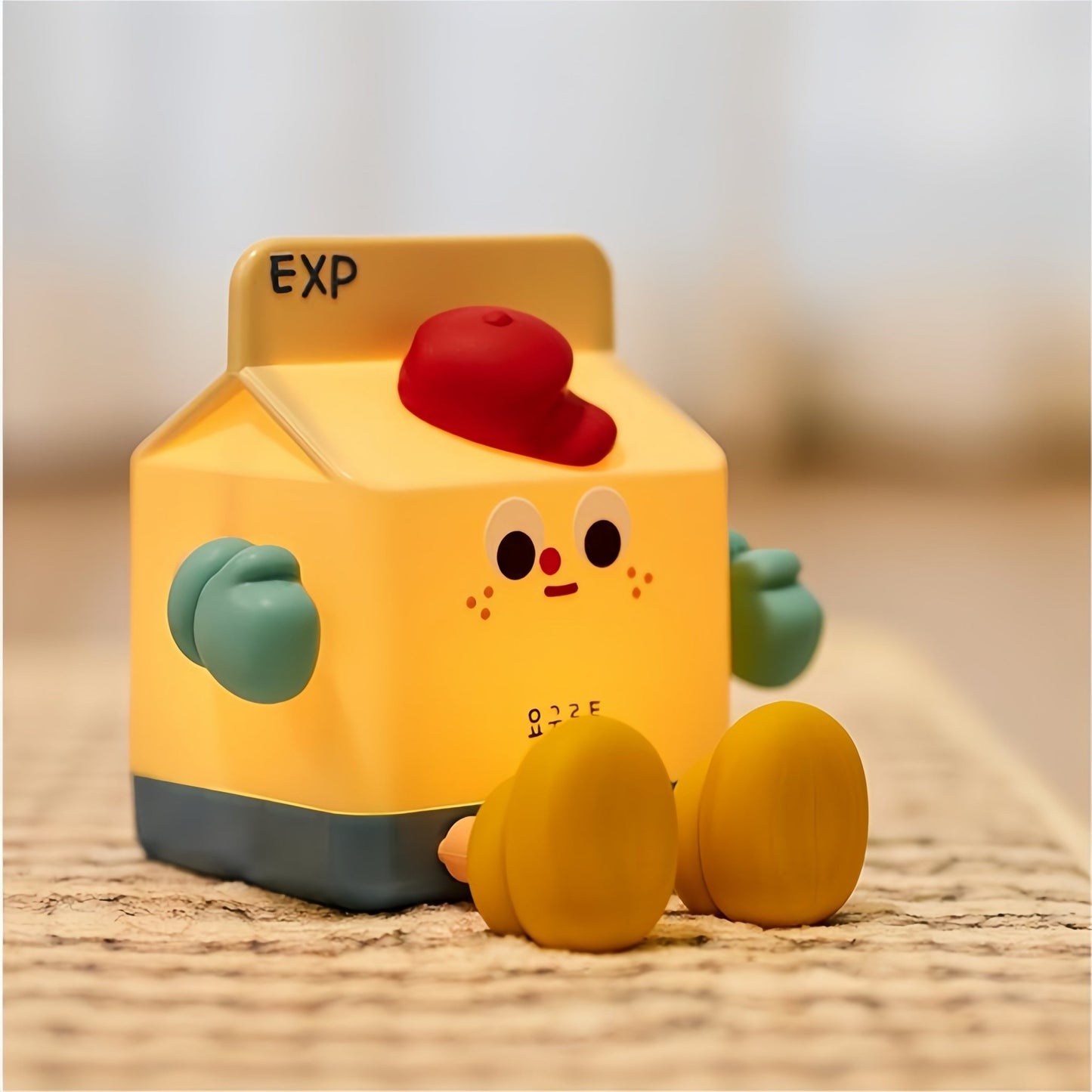 Milk Carton Night Light - Functional Phone Stand and Decorative Gift