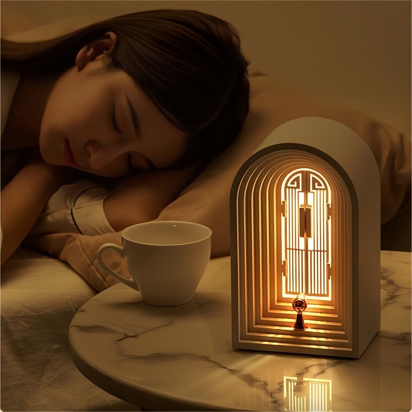 Nordic Table Lamp LED with Bluetooth Speaker - Stylish Design and Versatile Illumination