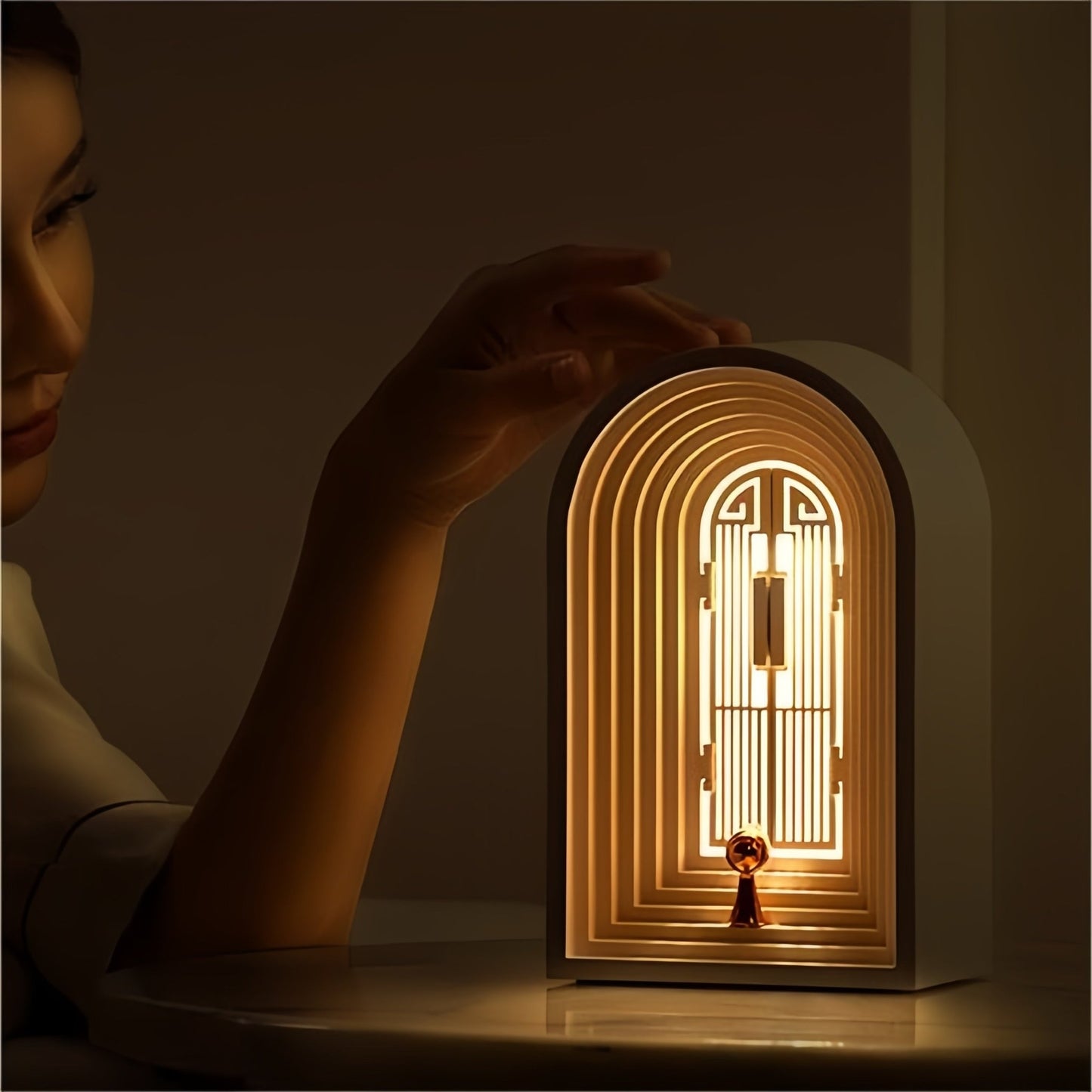 Nordic Table Lamp LED with Bluetooth Speaker - Stylish Design and Versatile Illumination