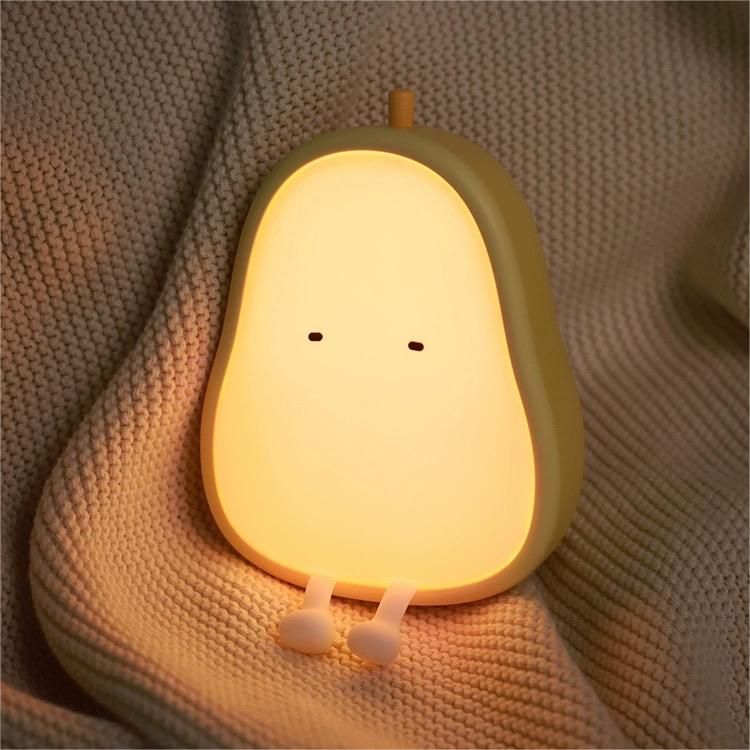 Pear Silicone Night Light with Adjustable Lighting - Create the Perfect Ambiance