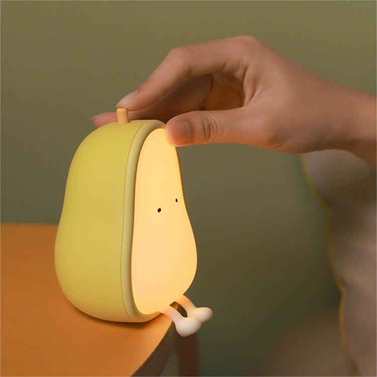 Pear Silicone Night Light with Adjustable Lighting - Create the Perfect Ambiance