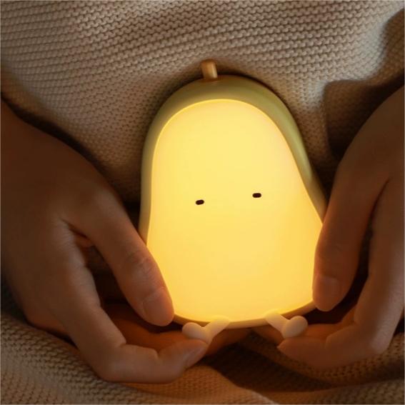 Pear Silicone Night Light with Adjustable Lighting - Create the Perfect Ambiance