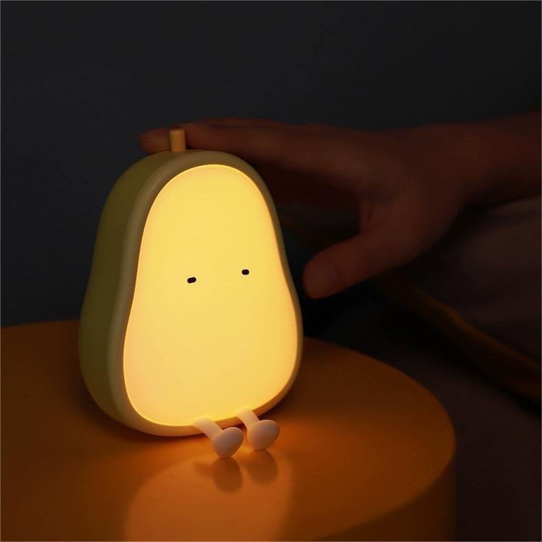 Pear Silicone Night Light with Adjustable Lighting - Create the Perfect Ambiance