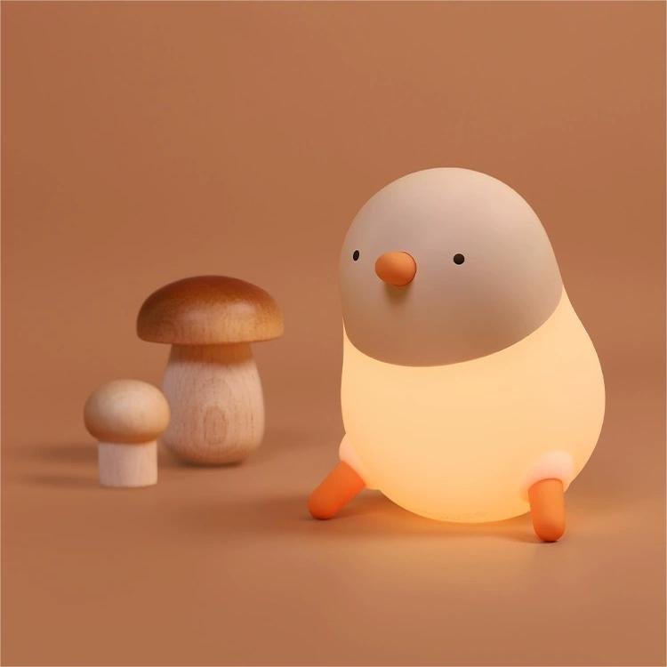 Pecking Rice Chicken Small Night Light - Creative Gravity Silicone Lamp