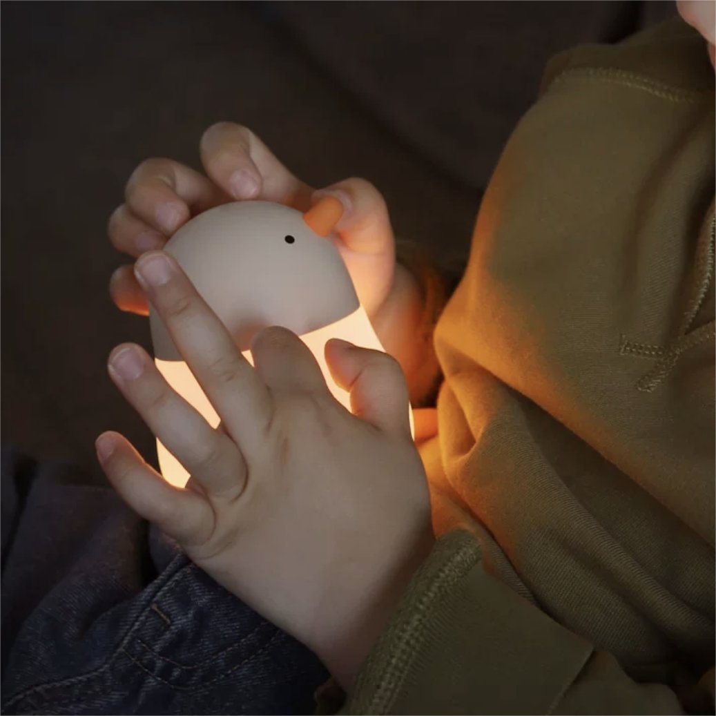 Pecking Rice Chicken Small Night Light - Creative Gravity Silicone Lamp