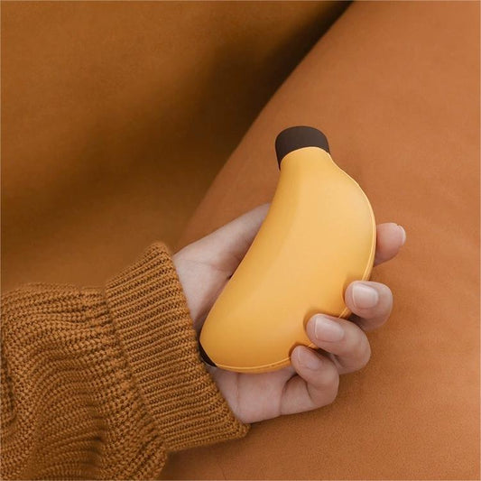 Banana USB Heated Hand Warmer and Power Bank - Dual-Purpose Portable Warmth Companion