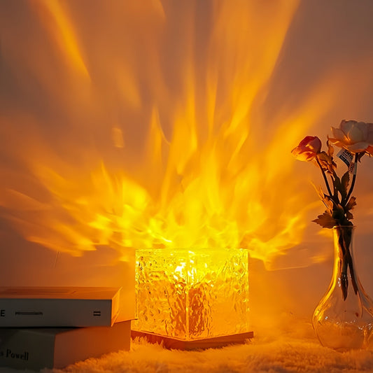 LED Water Ripple Projection Lamp - Tranquil Ambiance Creator