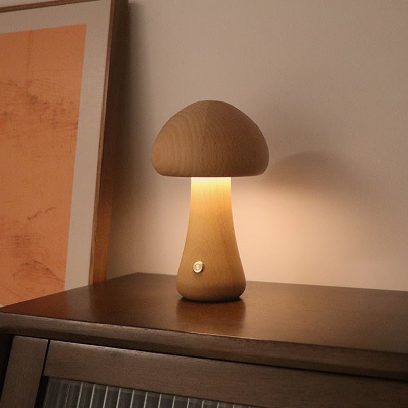 Mushroom Touch LED Decorative Ambient Lamp - Creative and Gently Illuminating