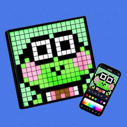 LED Pixel Display Frame – Bluetooth App-Controlled Pixel Art Light with DIY Animation, Clock & Creative Features