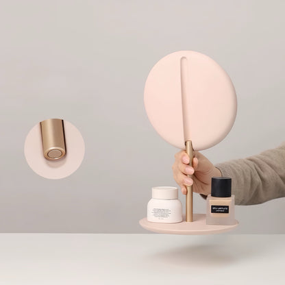 Upgrade your routine with the Foldable LED Vanity Mirror – portable, rechargeable, daylight 97% CRI lighting, stepless dimming & travel lock design.