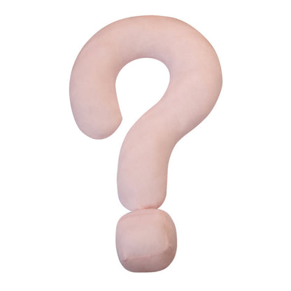 Question Mark Plush Neck Pillow — Creative Cushion for Neck, Shoulder & Back Support
