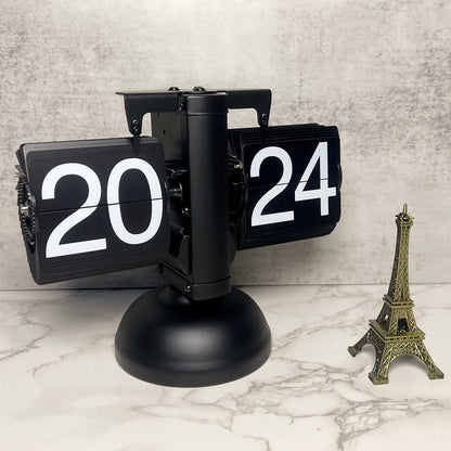 Add timeless style with the Retro Flip Clock. Quartz precision, stainless steel body, and smooth page-turning design. Perfect for home or office décor.