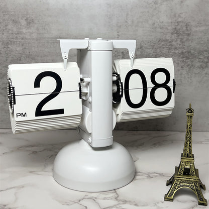 Add timeless style with the Retro Flip Clock. Quartz precision, stainless steel body, and smooth page-turning design. Perfect for home or office décor.