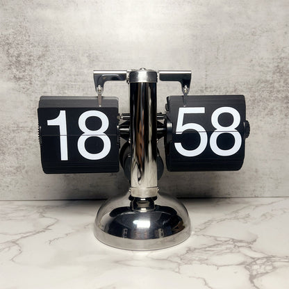 Add timeless style with the Retro Flip Clock. Quartz precision, stainless steel body, and smooth page-turning design. Perfect for home or office décor.