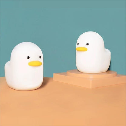 Duck Silicone Sleep Lamp with Pat Control - Soft Glowing Companion for Peaceful Sleep