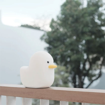 Duck Silicone Sleep Lamp with Pat Control - Soft Glowing Companion for Peaceful Sleep