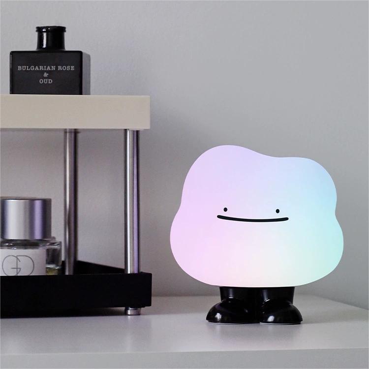 Cloud Creative Silicone Bedside Lamp - Romantic Atmosphere Light with Healing Warmth and Colorful Flowing Modes