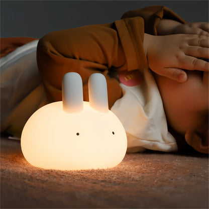 Add warmth and charm with the Bunny Silicone Night Lamp. Cute, rechargeable LED night light for kids, nurseries, or bedrooms. Soft glow & safe silicone design.