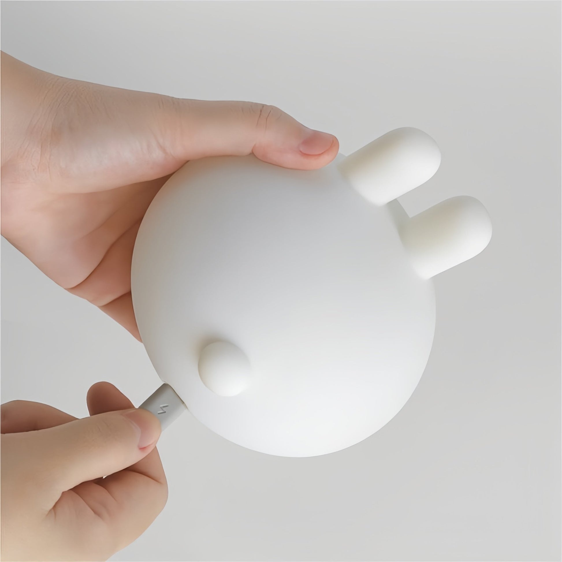 Add warmth and charm with the Bunny Silicone Night Lamp. Cute, rechargeable LED night light for kids, nurseries, or bedrooms. Soft glow & safe silicone design.
