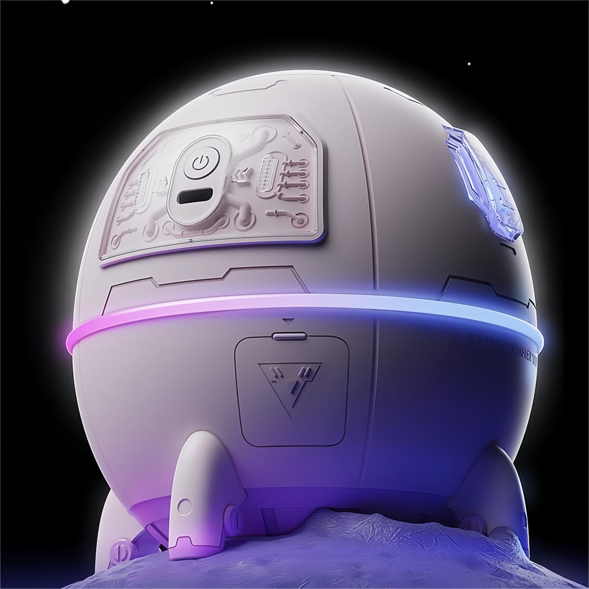 Creative Astronaut Humidifier with Space Capsule Design - Style and Comfort Combined