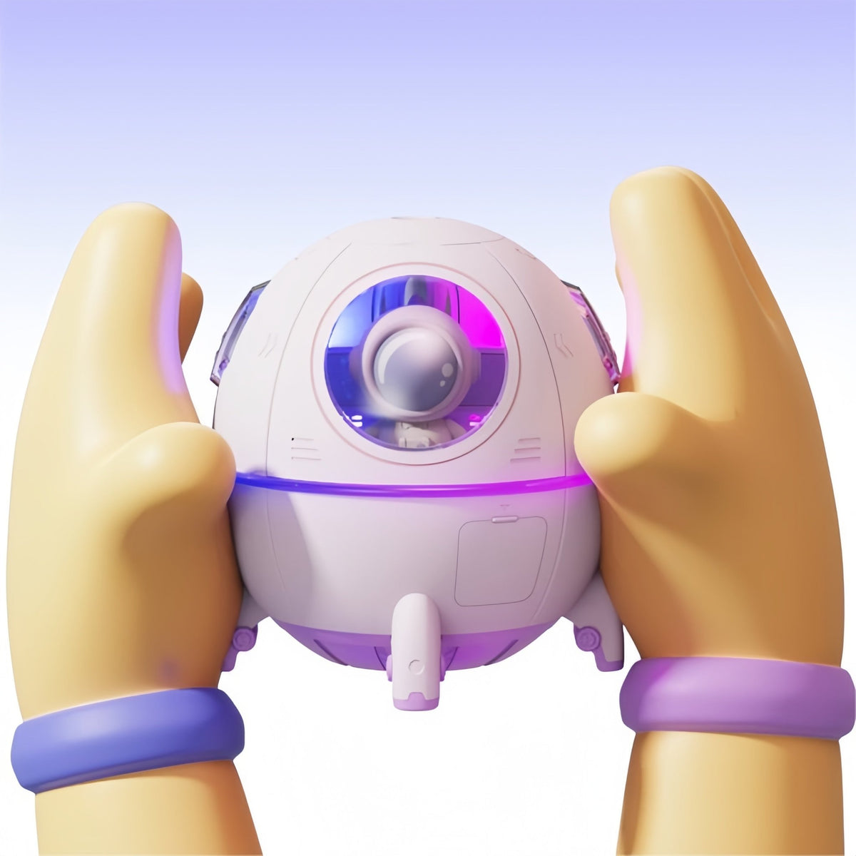 Creative Astronaut Humidifier with Space Capsule Design - Style and Comfort Combined