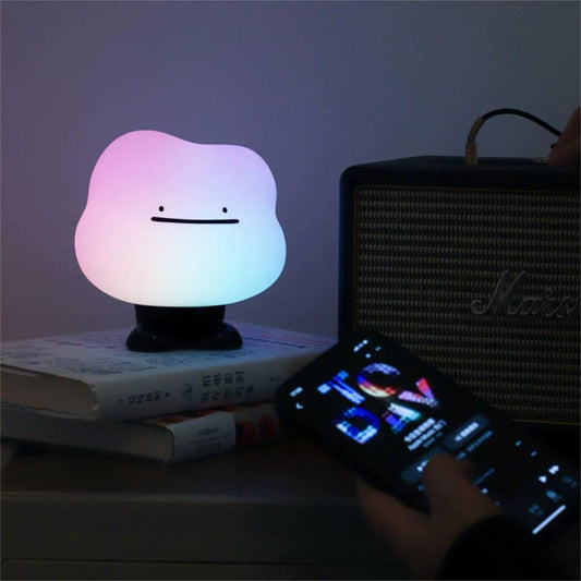 Cloud Creative Silicone Bedside Lamp - Romantic Atmosphere Light with Healing Warmth and Colorful Flowing Modes