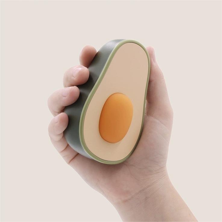Avocado Hand Warmer & Portable Mini Power Bank - Compact Comfort & Charging Solution